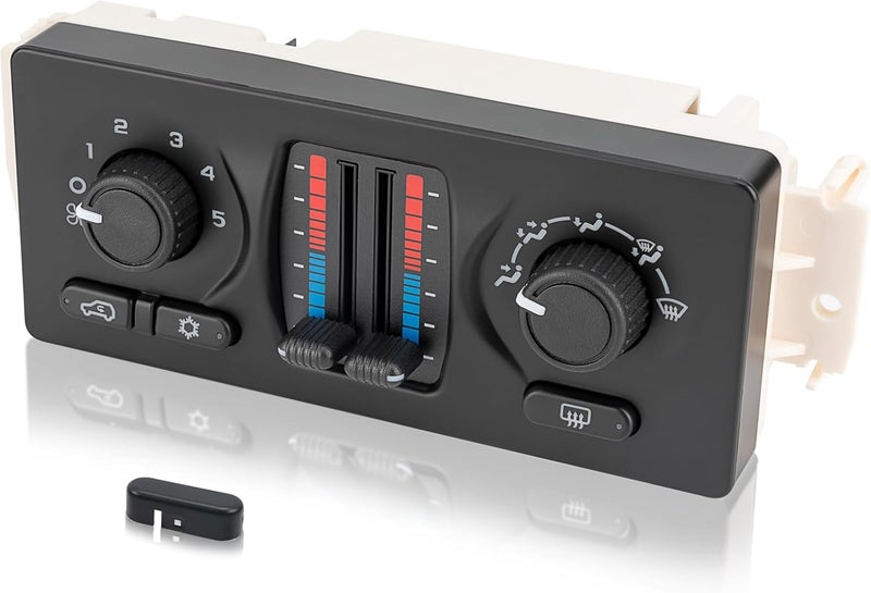 Autoverve Climate Control Module AC Heater HVAC Panel Fit for Chevy Silverado GMC Sierra 1500 2500 3500 Tahoe Suburban Avalanche Trailblazer Yukon XL Envoy Cadillac Escalade 599-210XD - Image 1
